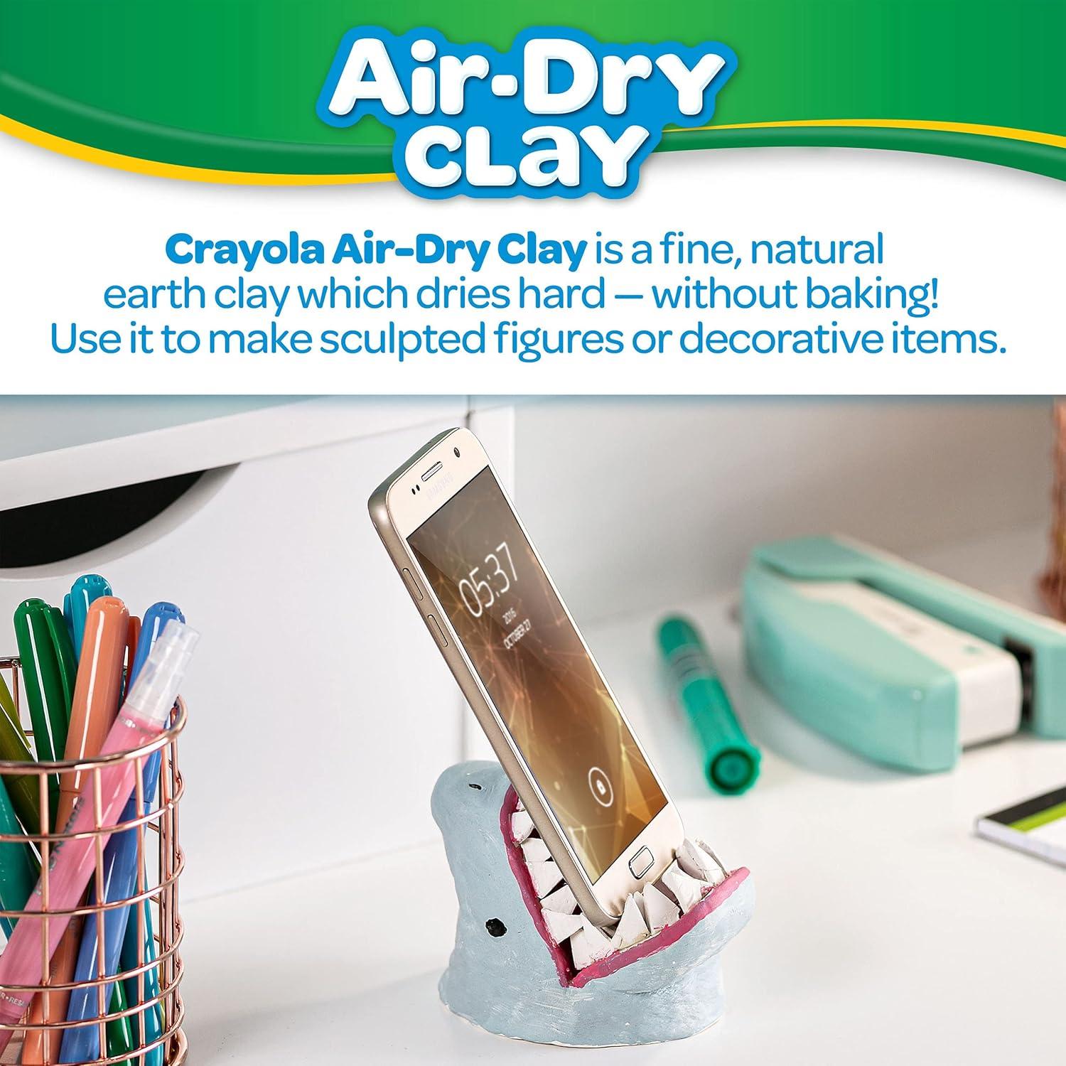 Crayola Air Dry Clay for Kids – White, 25lbs, Bulk Modeling Clay for Kids, No Bake, Sculpting & Molding Material, Bulk Art Supplies for Classrooms
