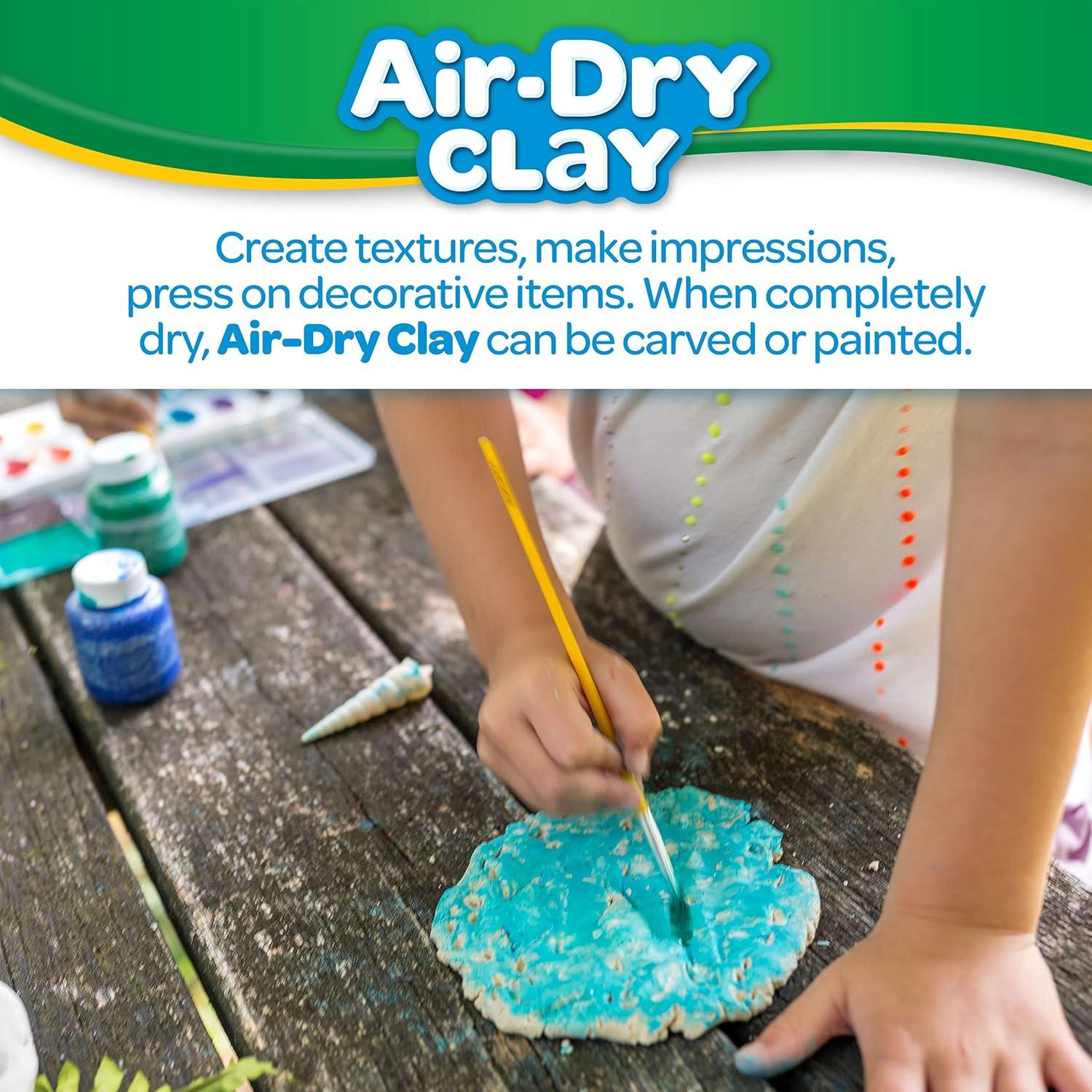 Crayola Air Dry Clay for Kids – White, 25lbs, Bulk Modeling Clay for Kids, No Bake, Sculpting & Molding Material, Bulk Art Supplies for Classrooms