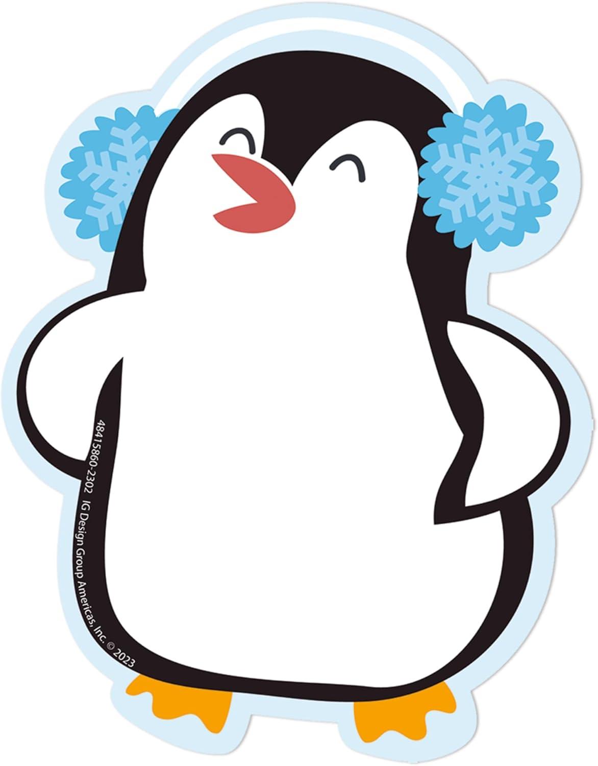 Eureka Crayola Crayons Paper Cut-Out Classroom Decorations for Teachers, 36 Pieces(Penguins)
