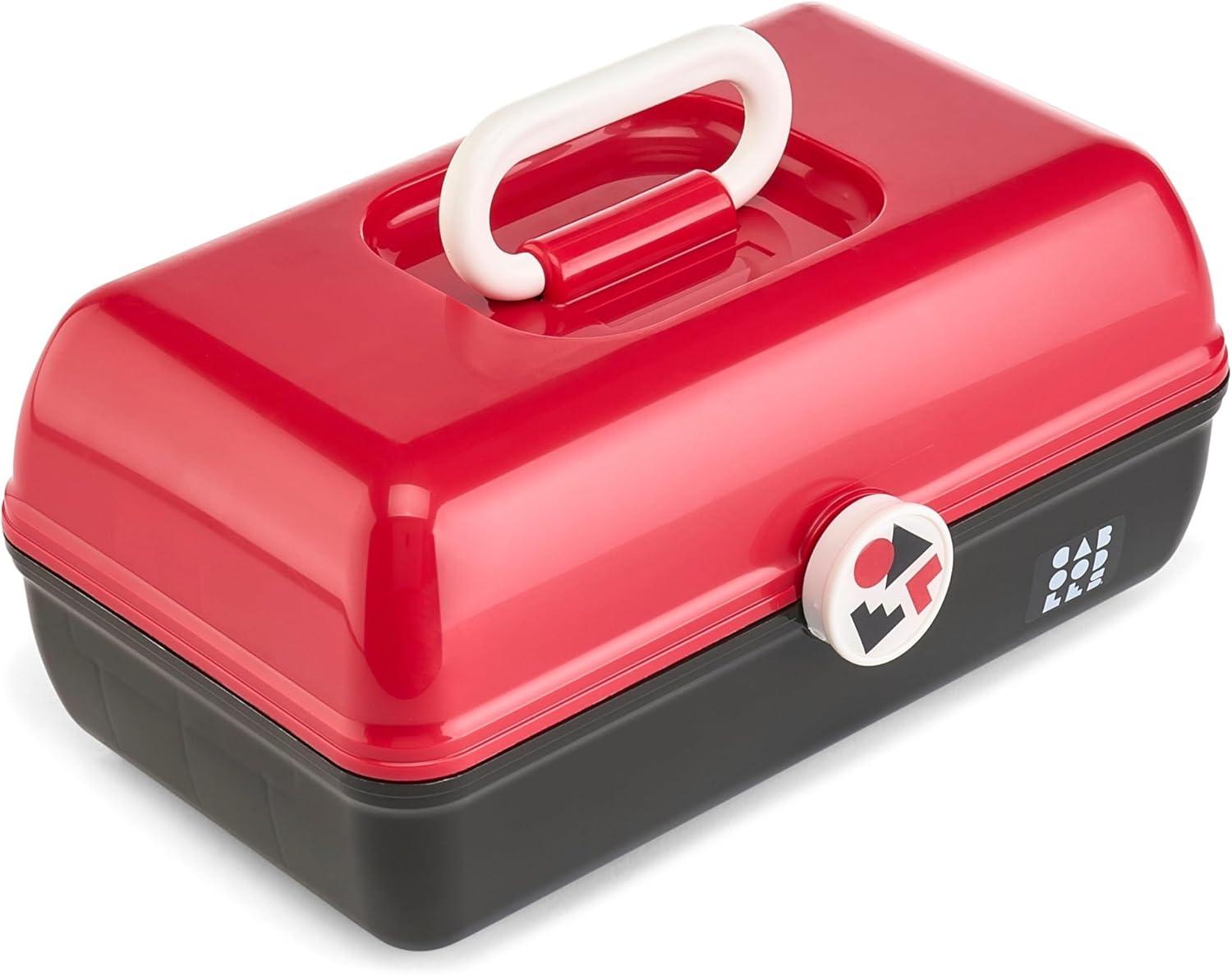 Caboodles On-The-Go-Girl Case(Red Black School Spirit)