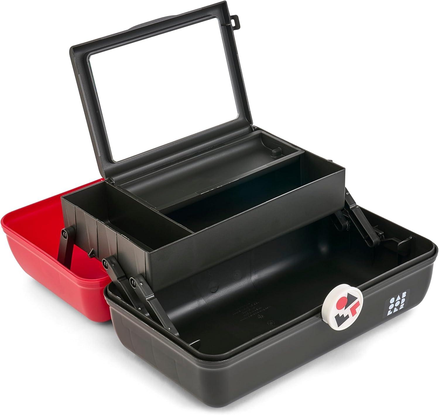 Caboodles On-The-Go-Girl Case(Red Black School Spirit)