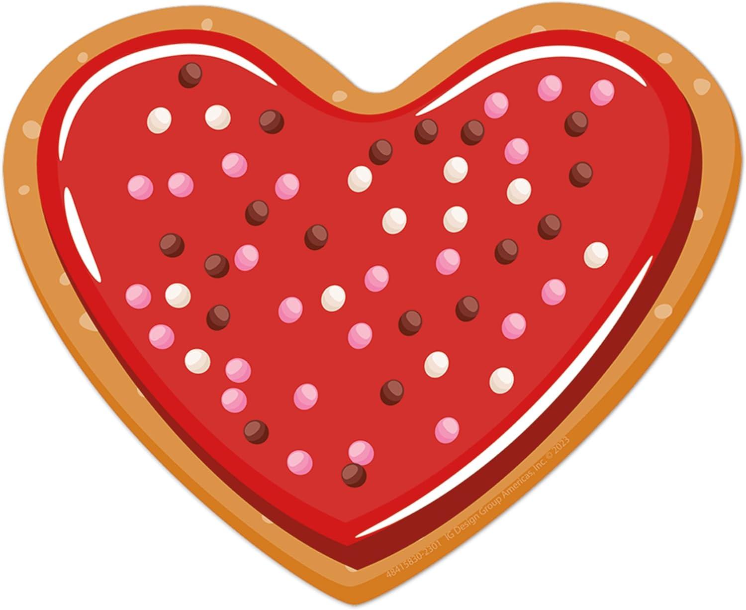 Eureka Crayola Crayons Paper Cut-Out Classroom Decorations for Teachers, 36 Pieces(Valentine’s Day)