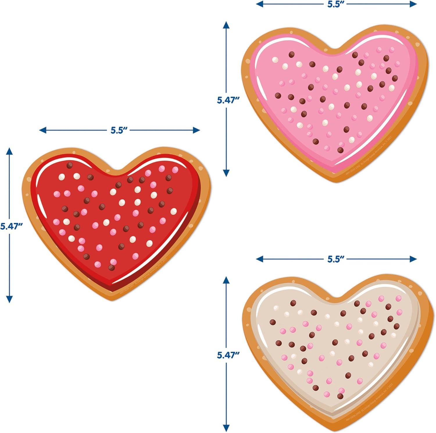 Eureka Crayola Crayons Paper Cut-Out Classroom Decorations for Teachers, 36 Pieces(Valentine’s Day)