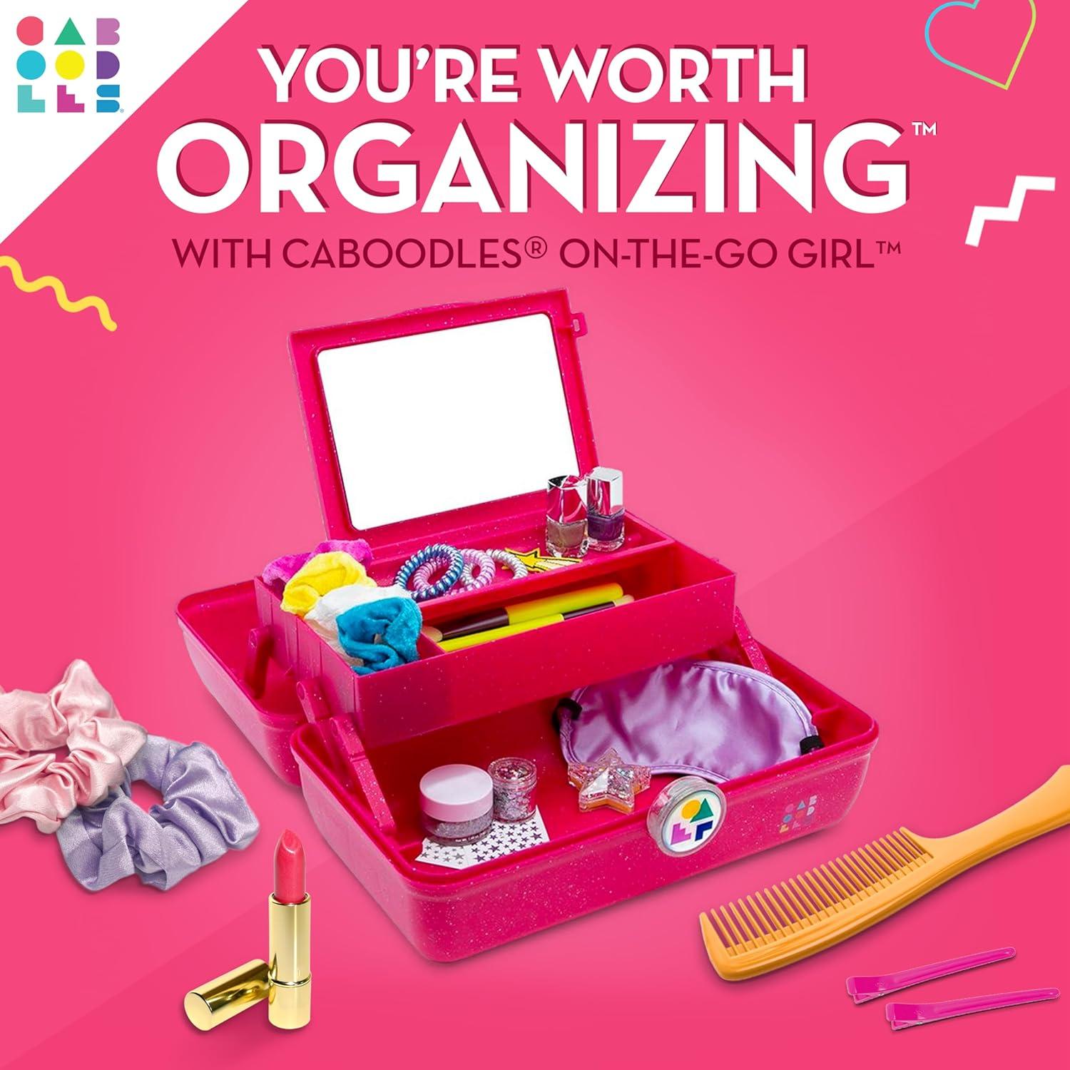 Caboodles On-The-Go-Girl Case(Deep Pink Sparkle)