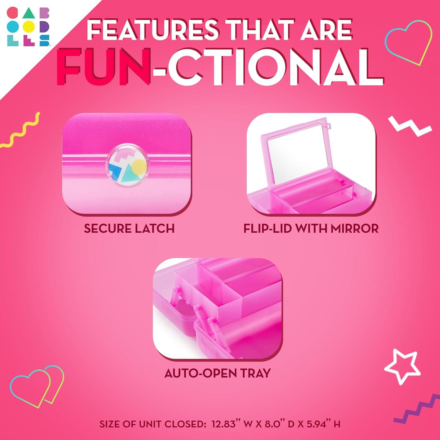 Caboodles On-The-Go-Girl Case(Deep Pink Sparkle)