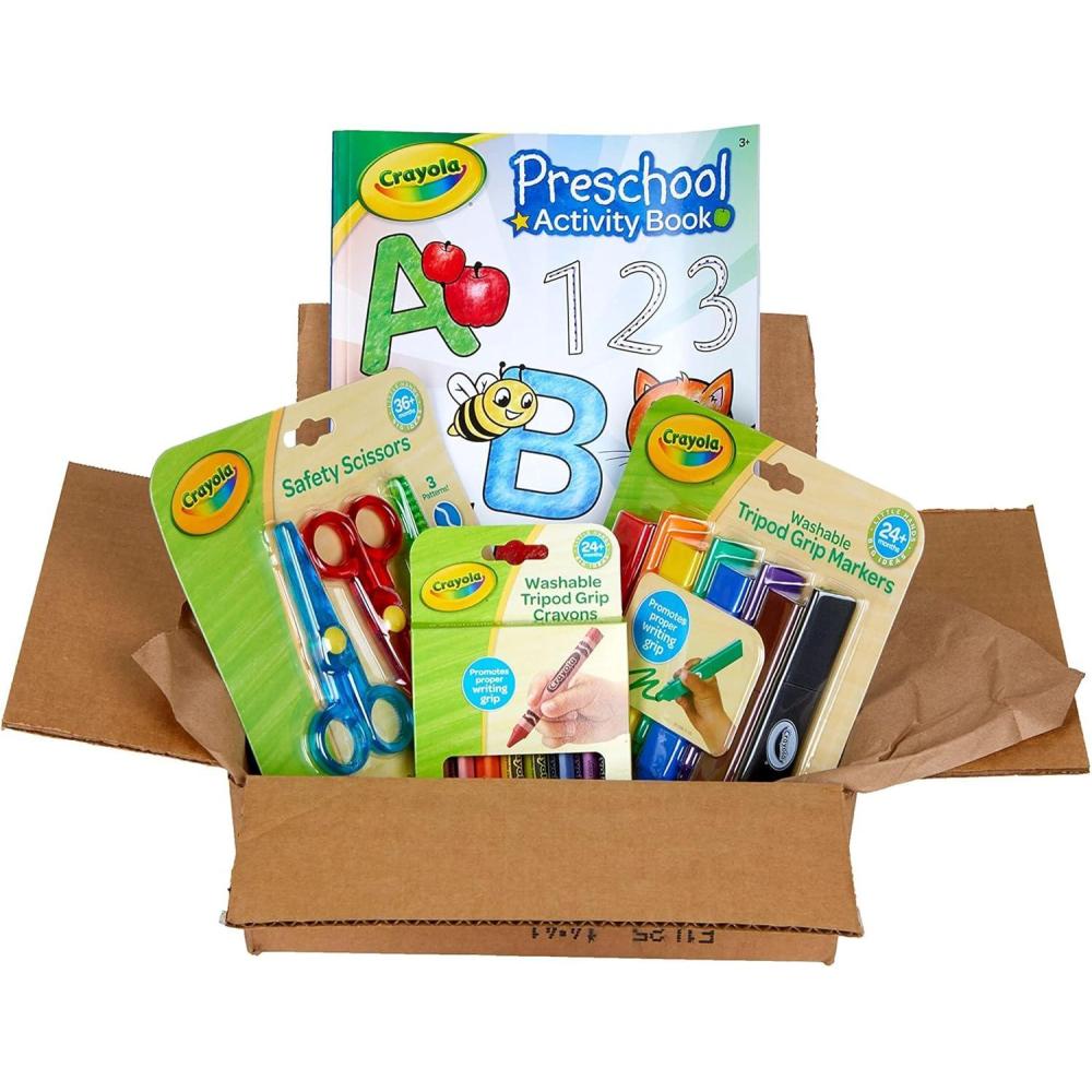 Crayola Young Kids Art Supplies Bundle, Art Set for Girls and Boys, Gifts For Toddlers, 36 Months [Amazon Exclusive](Art Supplies Bundles)