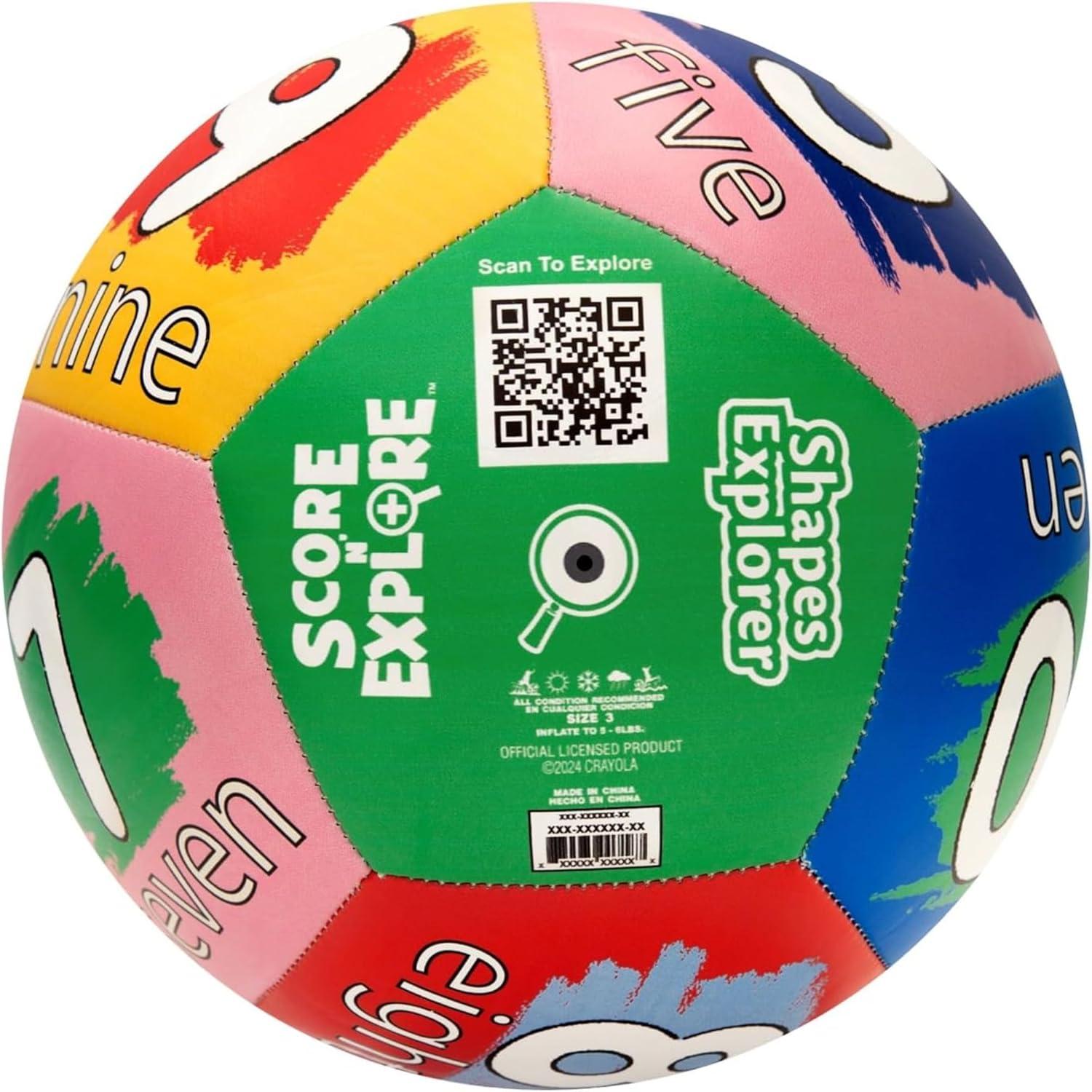 Crayola Official Soccer Ball – Unisex Kids – Multiplication Box Size 3(Number)