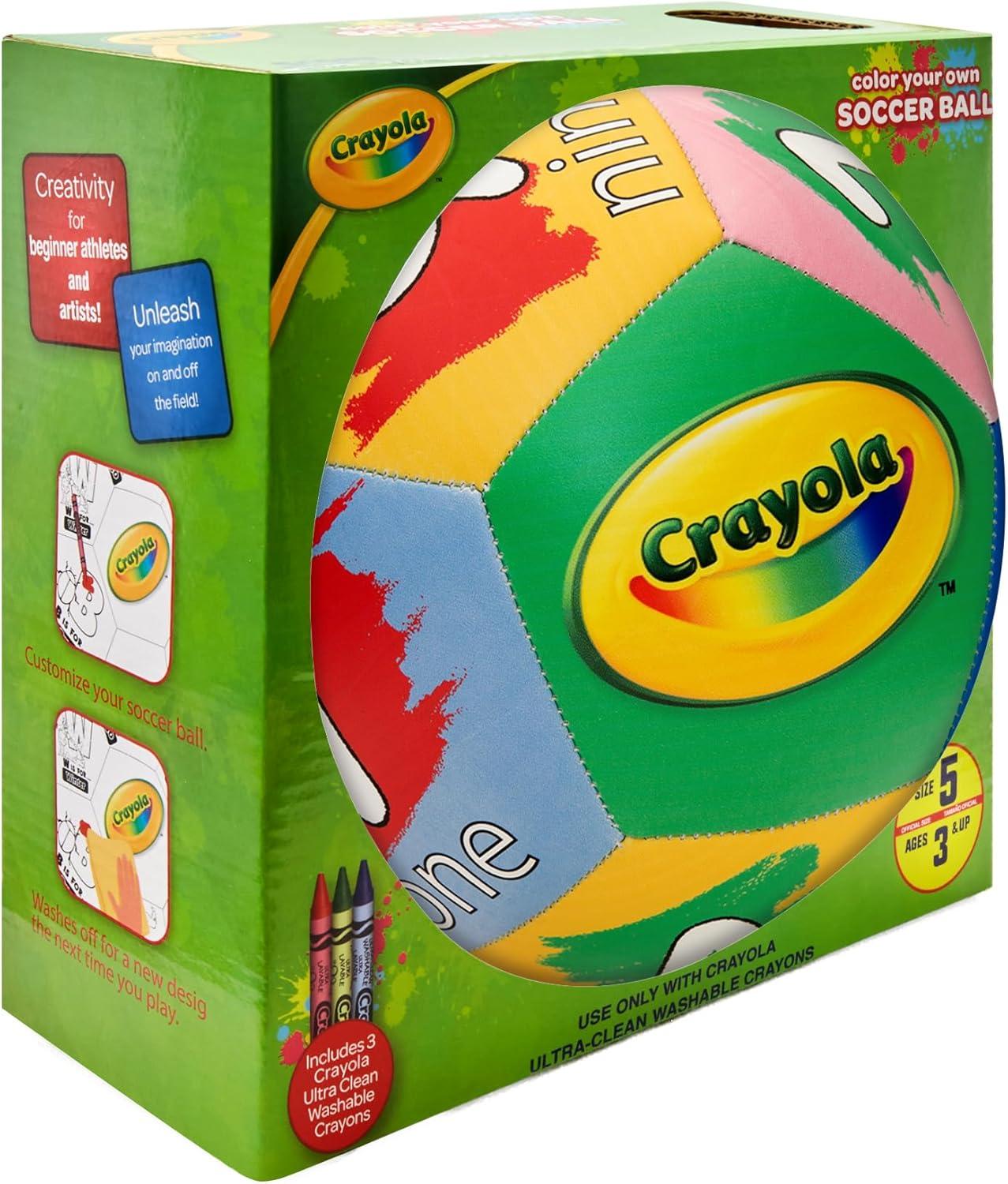 Crayola Official Soccer Ball – Unisex Kids – Multiplication Box Size 3(Number)