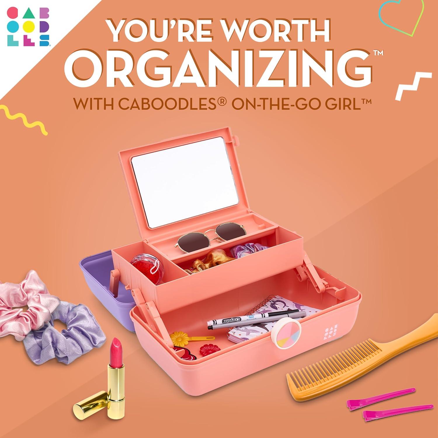 Caboodles On-The-Go-Girl Case(Violet Over Tangerine)