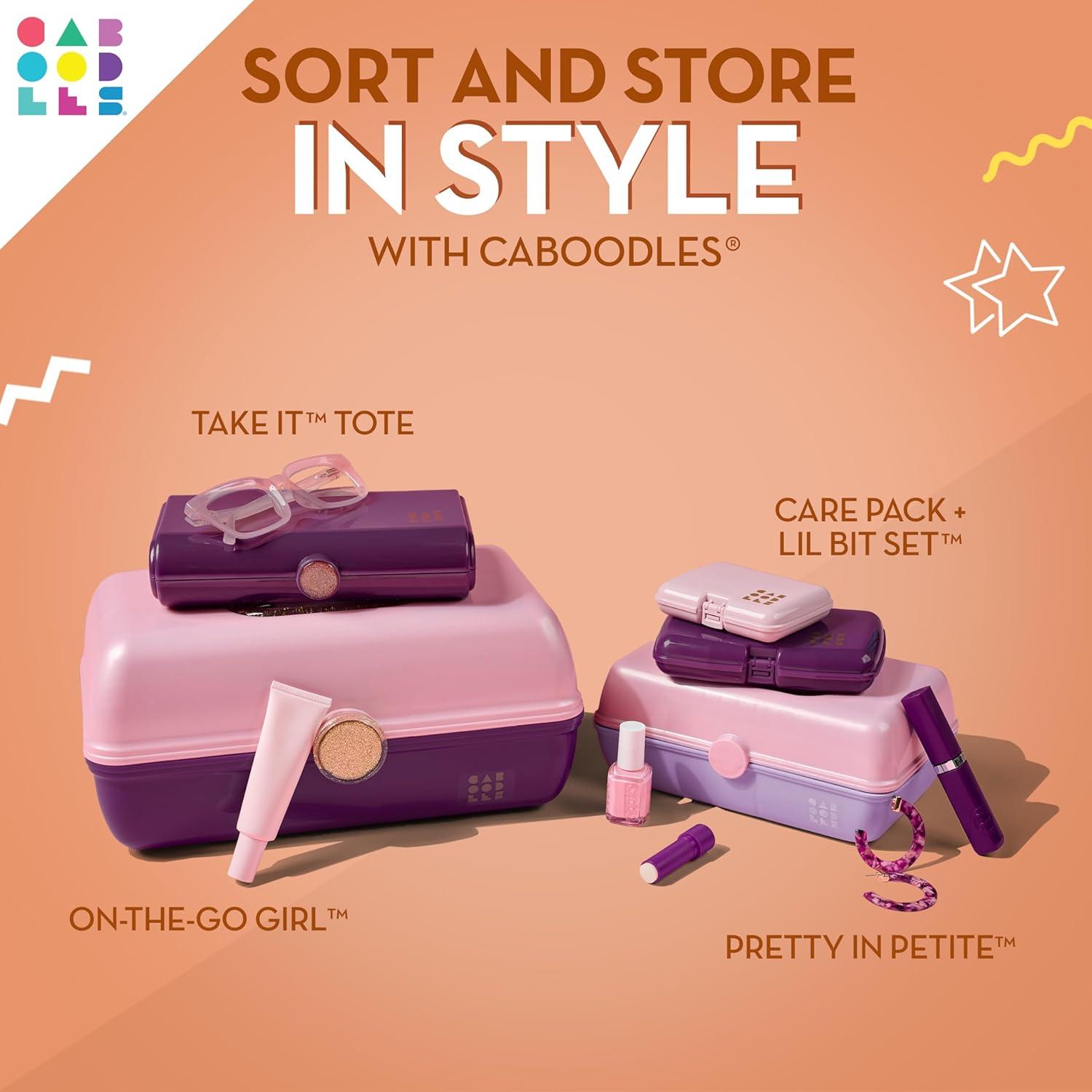 Caboodles On-The-Go-Girl Case(Violet Over Tangerine)
