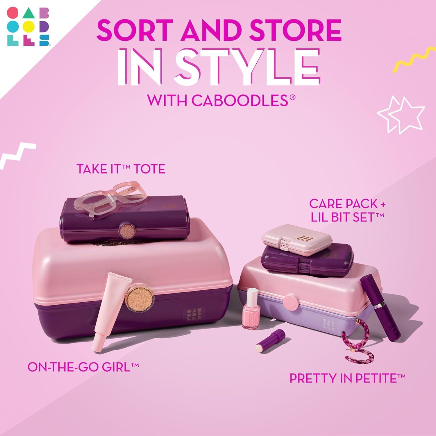 Caboodles On-The-Go-Girl Case(Funfetti Flitter Over Dusty Rose)