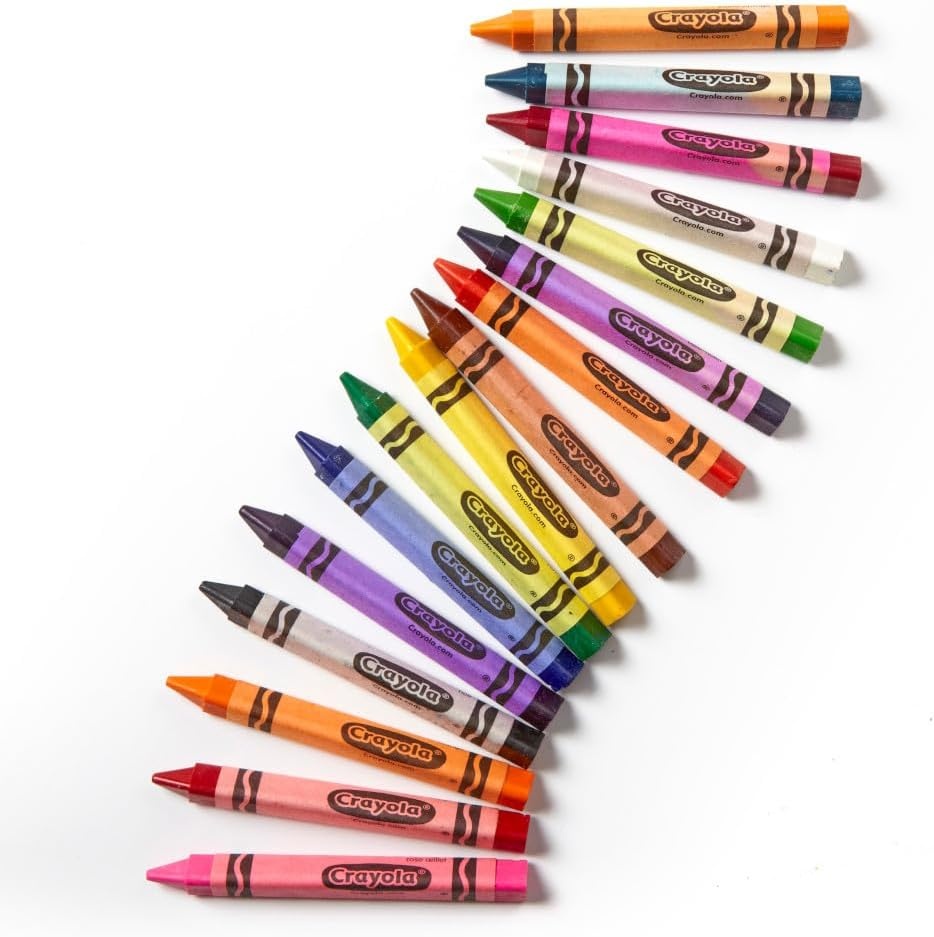 Crayola Triangular Crayon Classpack (256ct), 16 Colors, Bulk Toddler Crayons, Teacher Classroom Must Haves, School Supplies, Preschool & Kindergarten(256 Count (Pack of 2))