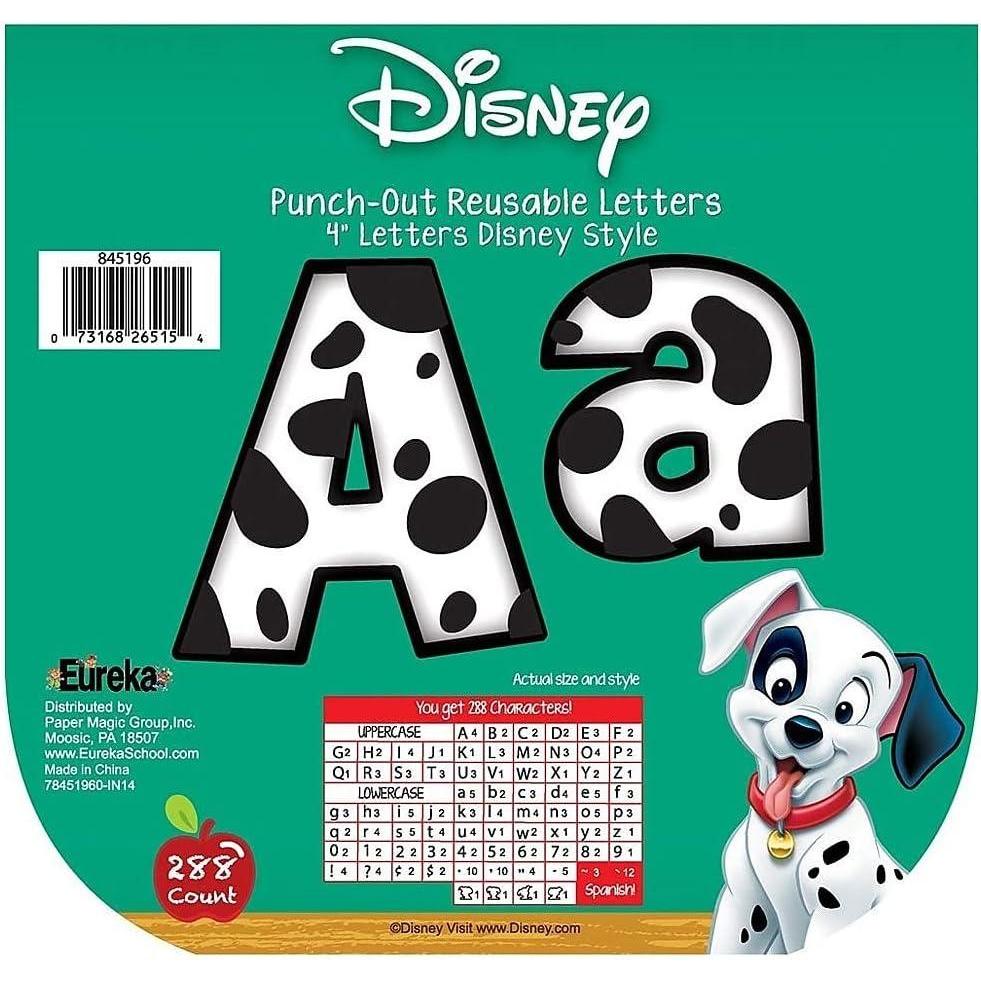 Eureka Crayola Letter, Number, Punctuation Mark, and Symbol Classroom Decorations for Teachers, 4″ H, 178 Pieces, Blue(Mickey Clubhouse)