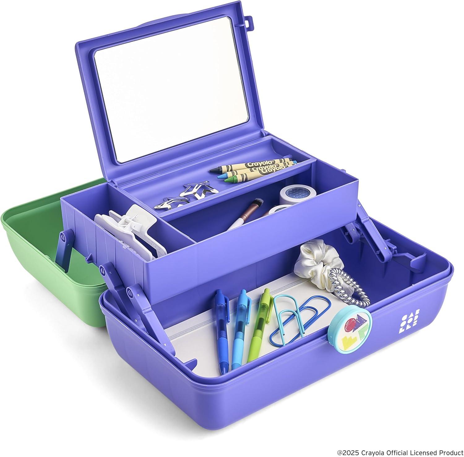 Caboodles On-The-Go-Girl Case(Crayola’s Magic Mint Over Violet Blue)