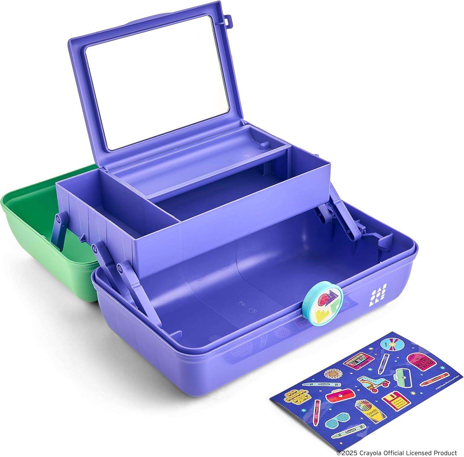 Caboodles On-The-Go-Girl Case(Crayola’s Magic Mint Over Violet Blue)