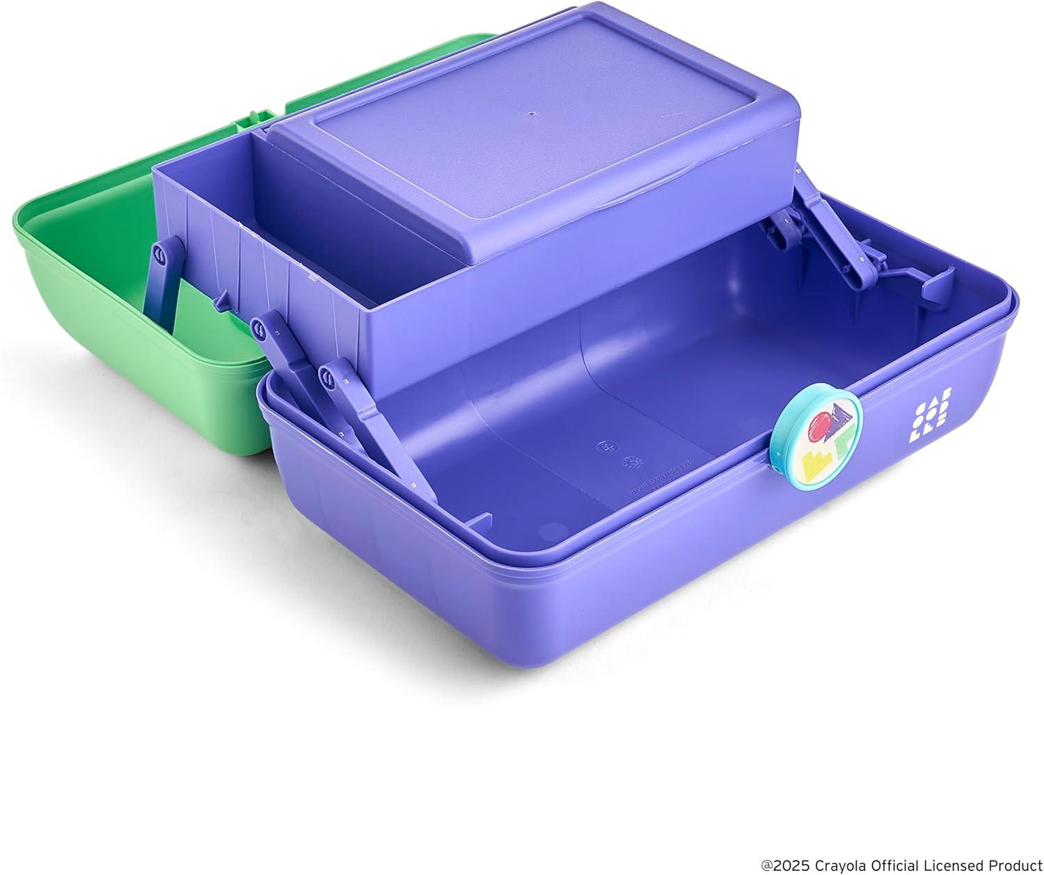 Caboodles On-The-Go-Girl Case(Crayola’s Magic Mint Over Violet Blue)