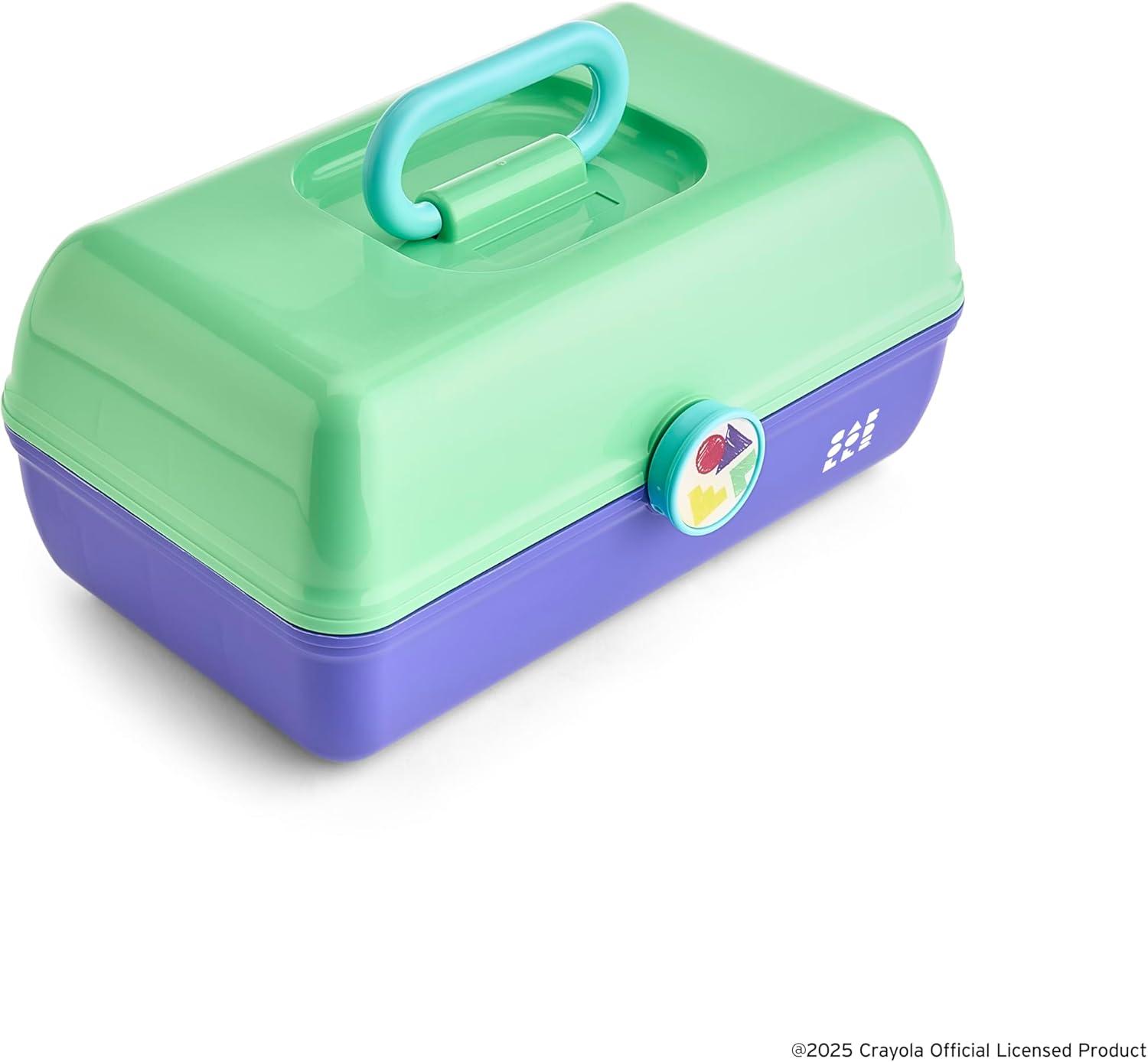 Caboodles On-The-Go-Girl Case(Crayola’s Magic Mint Over Violet Blue)