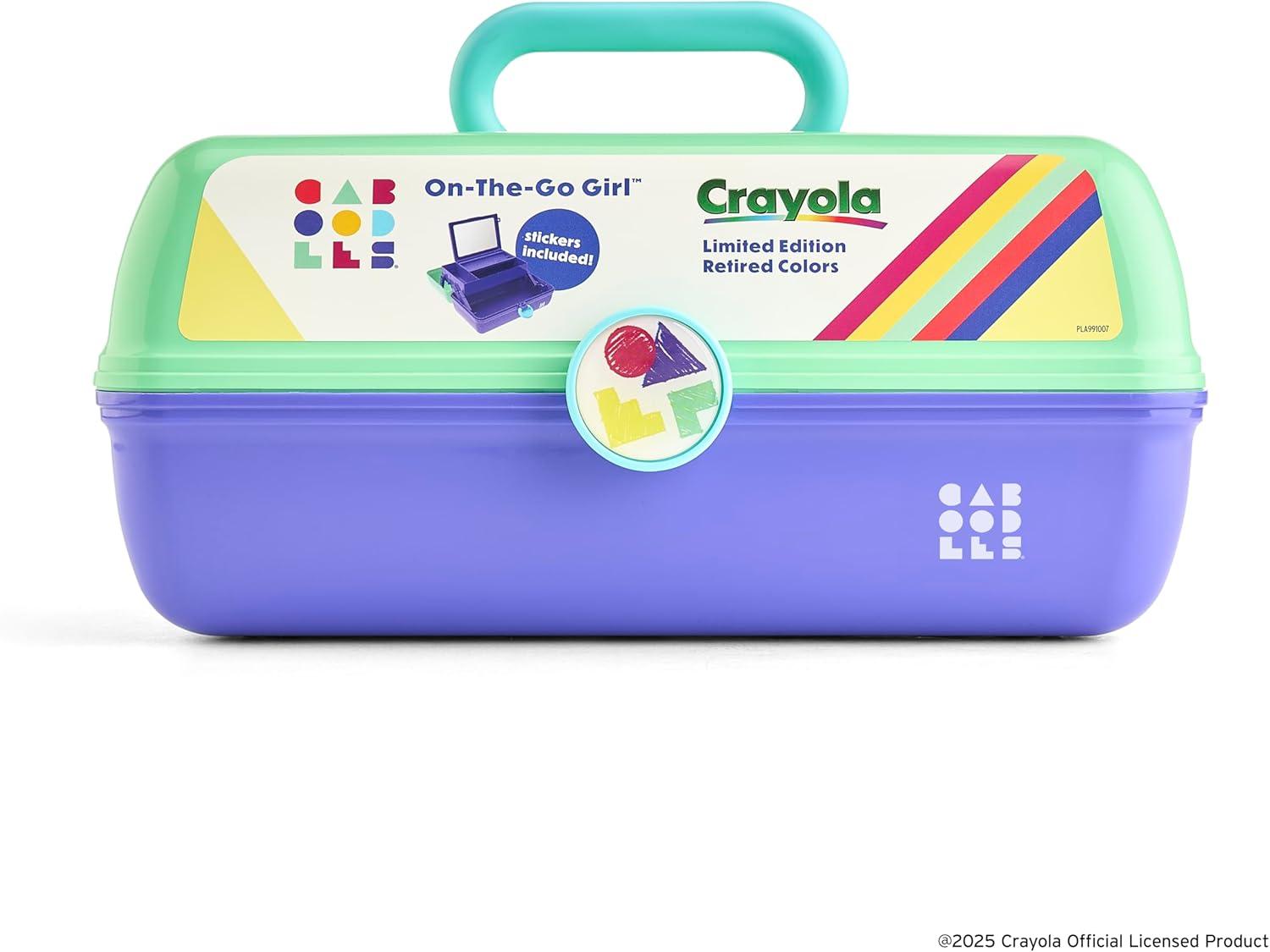 Caboodles On-The-Go-Girl Case(Crayola’s Magic Mint Over Violet Blue)