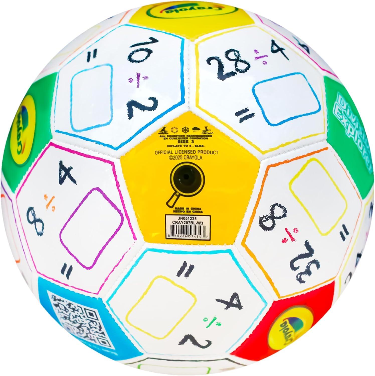 Crayola Official Soccer Ball – Unisex Kids – Multiplication Box Size 3(Galaxy)