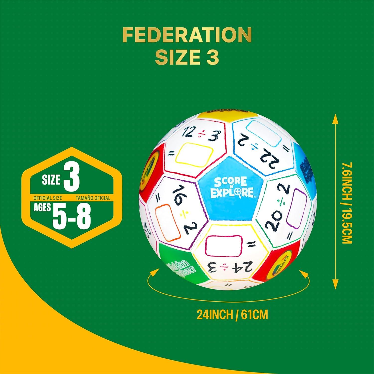 Crayola Official Soccer Ball – Unisex Kids – Multiplication Box Size 3(Galaxy)
