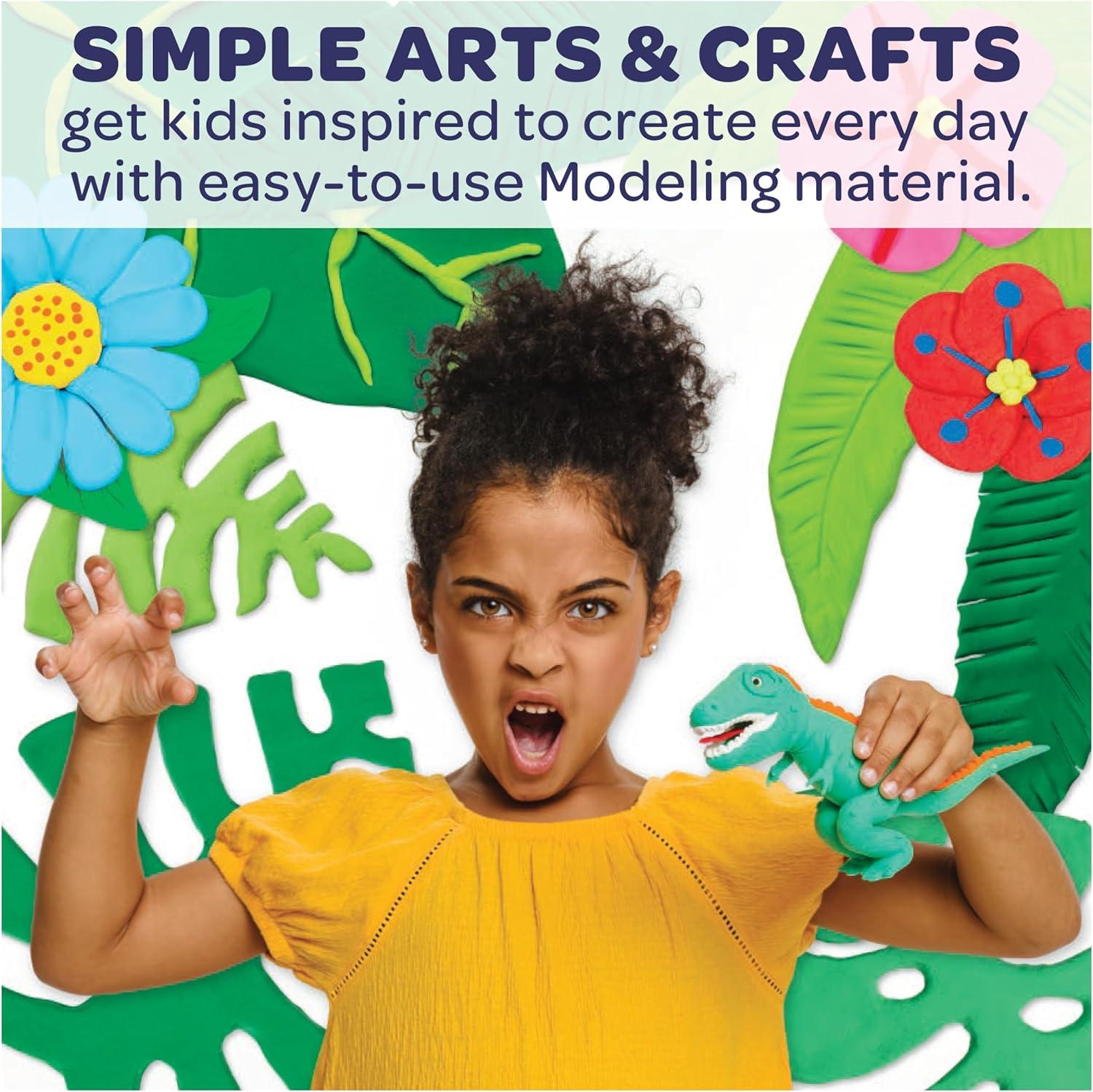 Crayola Model Magic Deluxe Variety Pack (14ct), Stocking Stuffers, Kids Air Dry Clay, 7oz, Bulk Modeling Clay Alternative, Christmas Gifts for Grandkids, Ages 4+