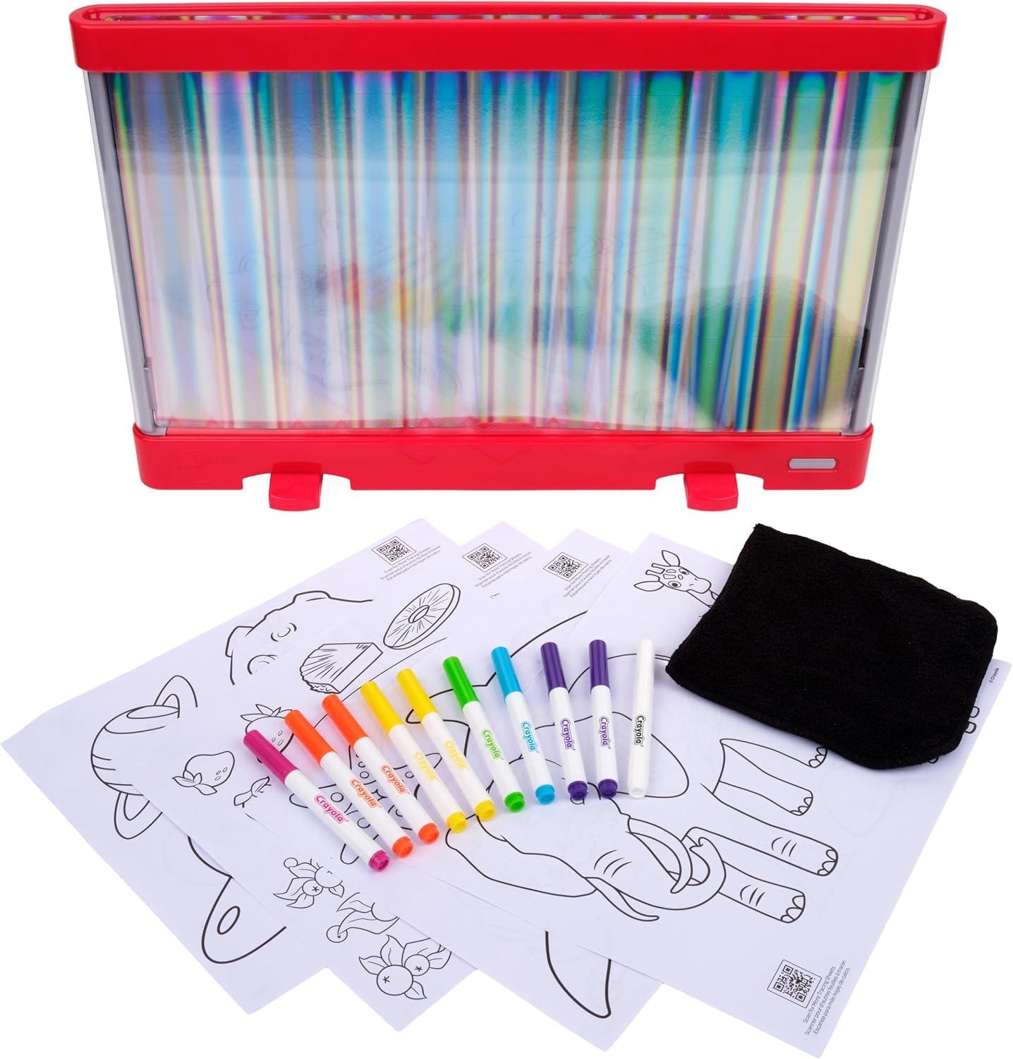 Crayola Ultimate Light Board – ColorVibe, Sound Reactive Light Up Drawing Tablet for Kids, LED Art Projector Board, Kids Gifts, Toys for Boys & Girls, Ages 6+(Compact)