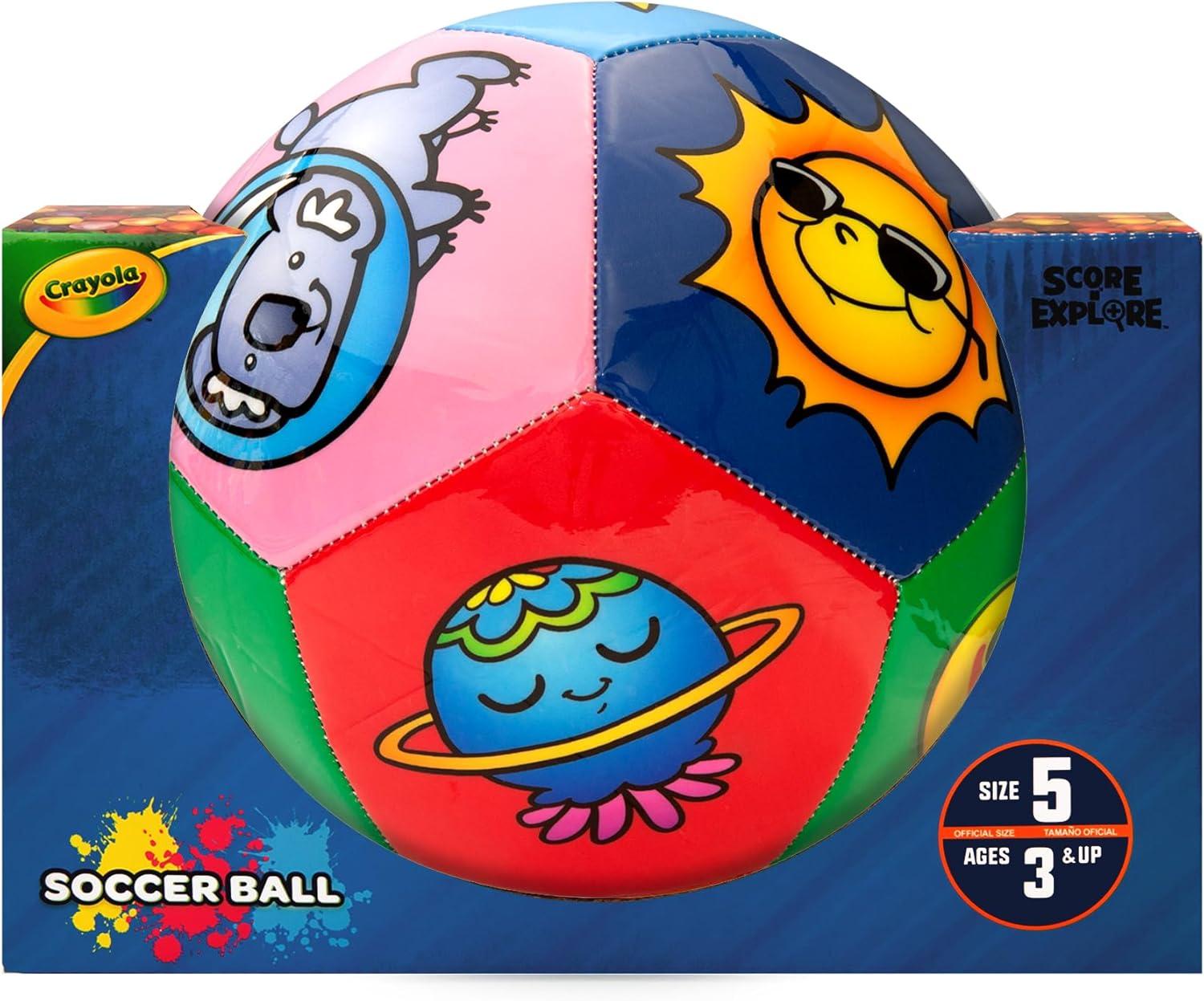 Crayola Official Soccer Ball – Unisex Kids – Multiplication Box Size 3(Fruits)