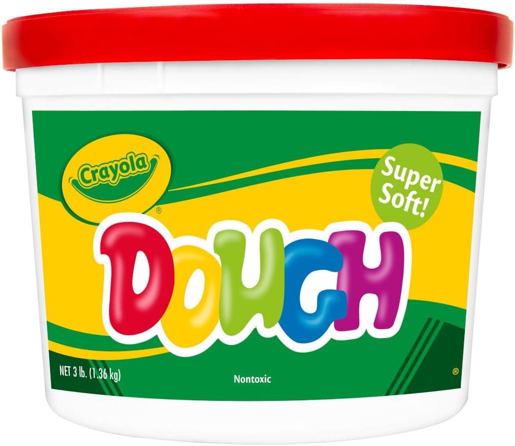 Crayola Dough – Purple (3lb), Bulk Modeling Dough for Kids, Clay Alternative, Resealable Tub, Ages 3+, Great for Kids Arts & Crafts(Red)