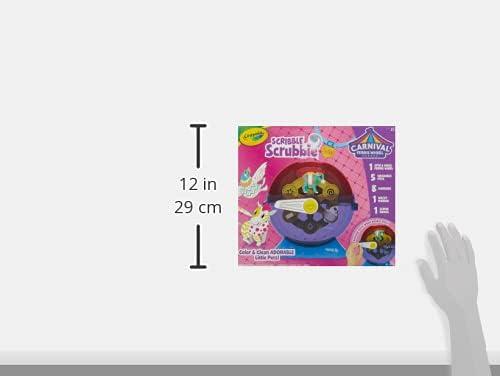 Crayola Scribble Scrubbie Safari 2 Pack Animal Toy Set Age 3+(Spin & Wash Carnival)