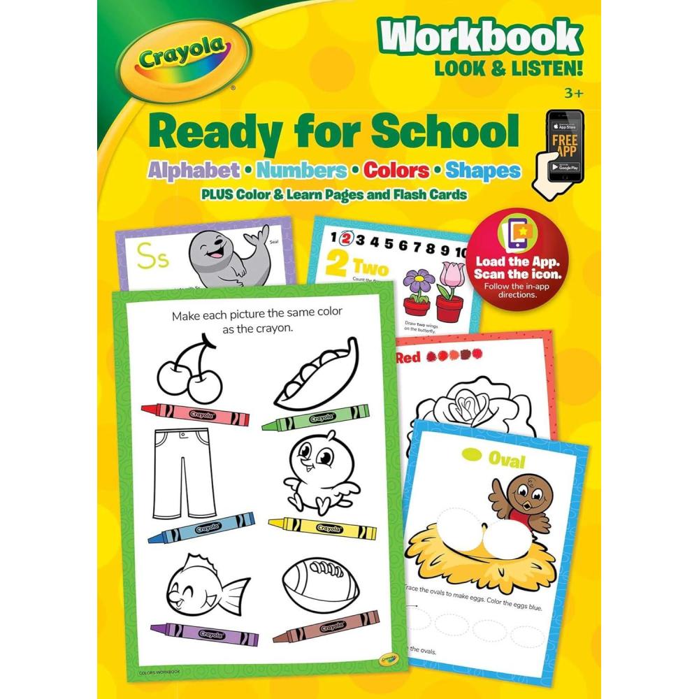 Crayola: Ready for School: Workbook Look & Listen