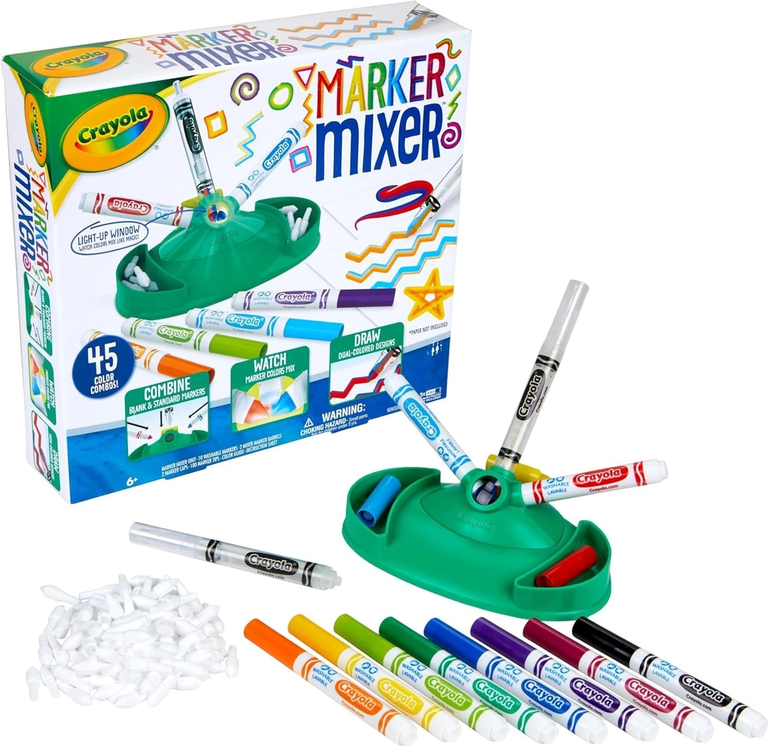 Crayola Marker Maker, DIY Kids Crafts, Create 16 Markers for Kids, Arts & Crafts Kit, Gift for Girls & Boys, Ages 7+(Marker Mixer)