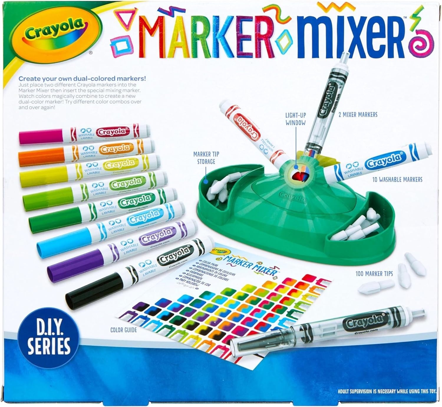 Crayola Marker Maker, DIY Kids Crafts, Create 16 Markers for Kids, Arts & Crafts Kit, Gift for Girls & Boys, Ages 7+(Marker Mixer)