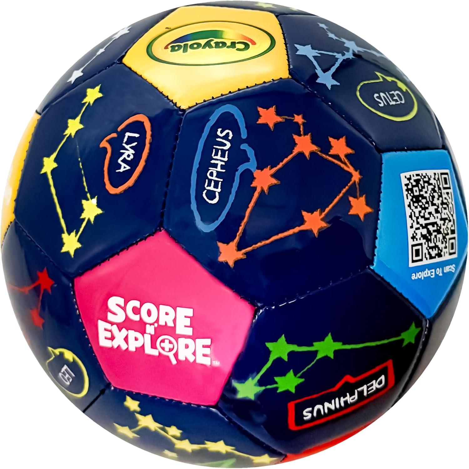 Crayola Official Soccer Ball – Unisex Kids – Multiplication Box Size 3(Constellation)