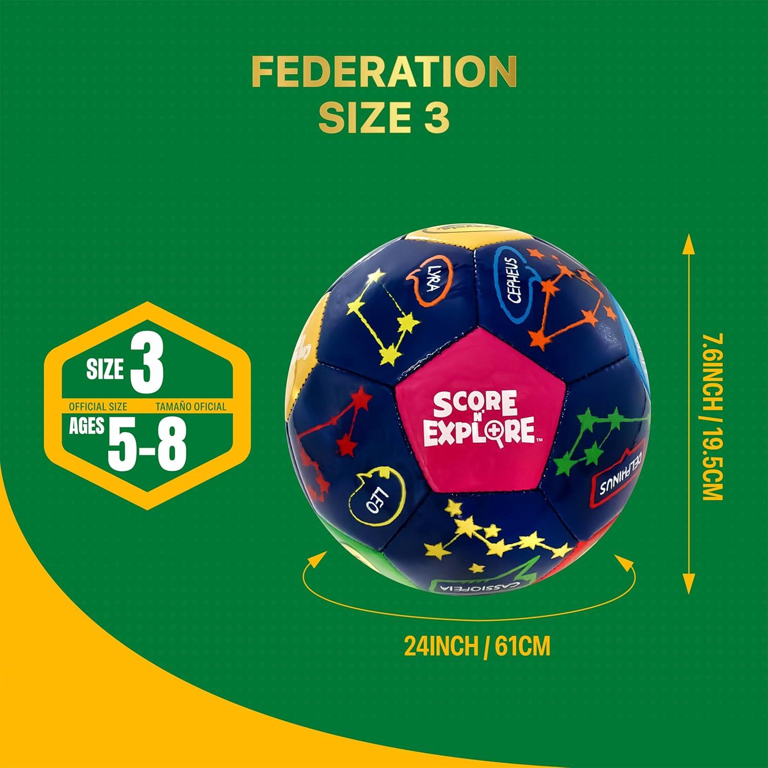 Crayola Official Soccer Ball – Unisex Kids – Multiplication Box Size 3(Constellation)