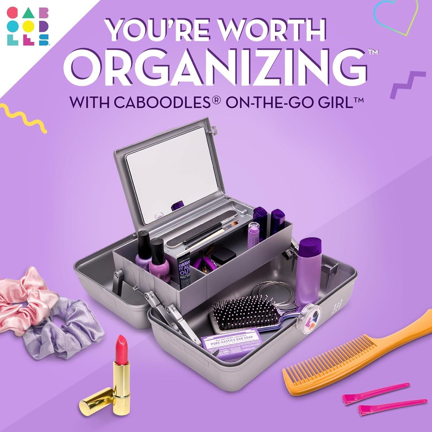 Caboodles On-The-Go-Girl Case(Silver Shimmer)