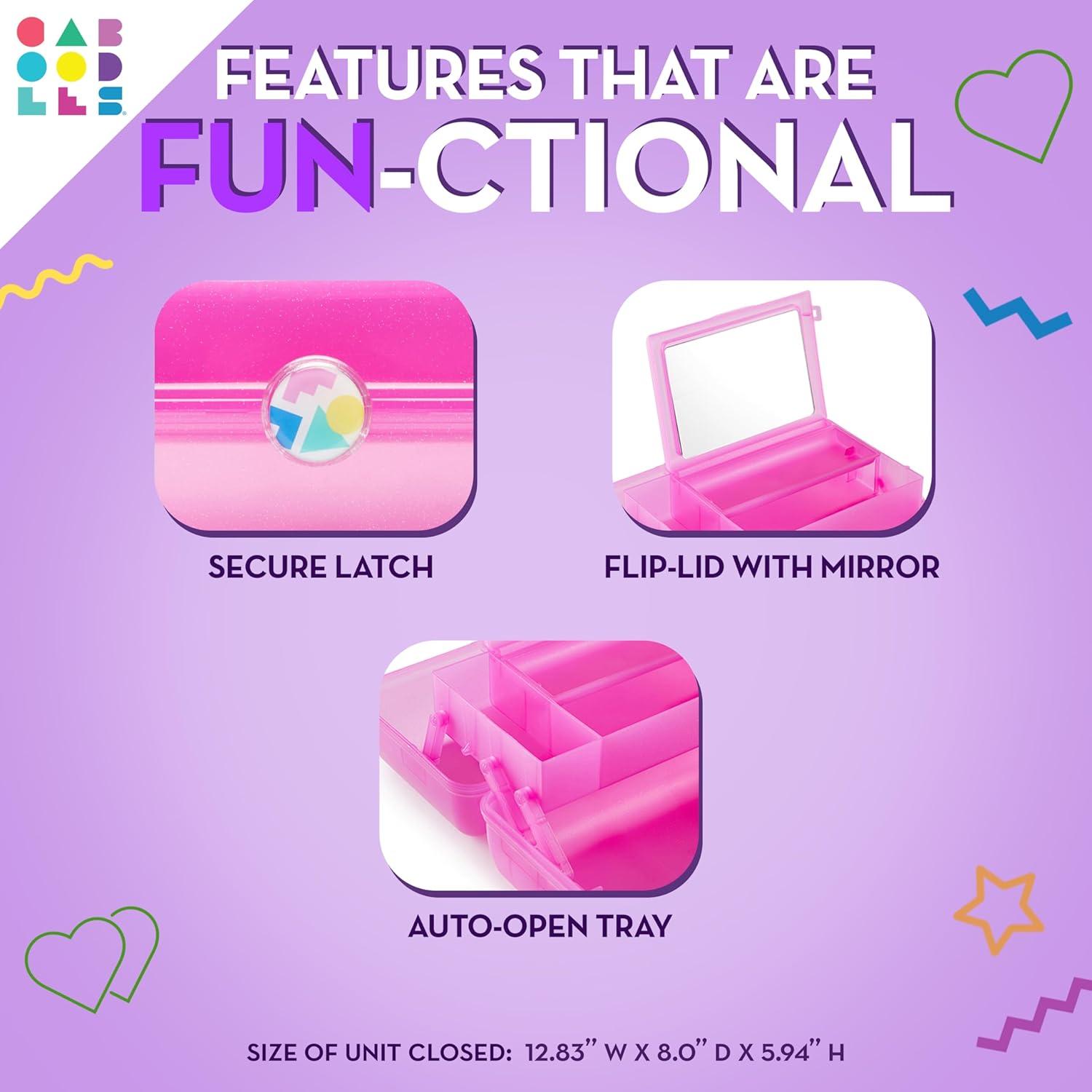Caboodles On-The-Go-Girl Case(Silver Shimmer)