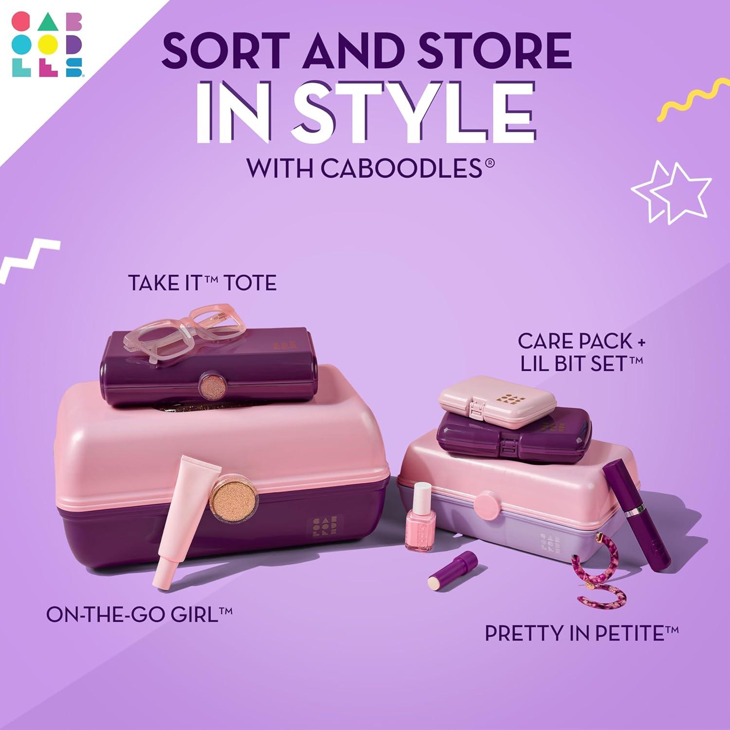 Caboodles On-The-Go-Girl Case(Silver Shimmer)