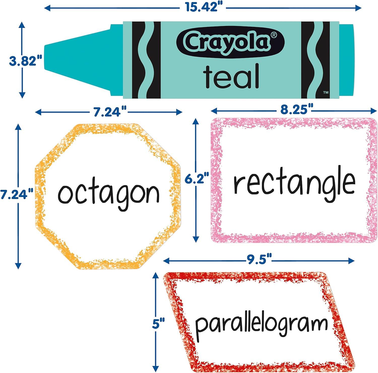 Eureka Colors & Shapes Bulletin Board Set, 28 Pieces (EU-847813)(OSFA (Pack of 2))