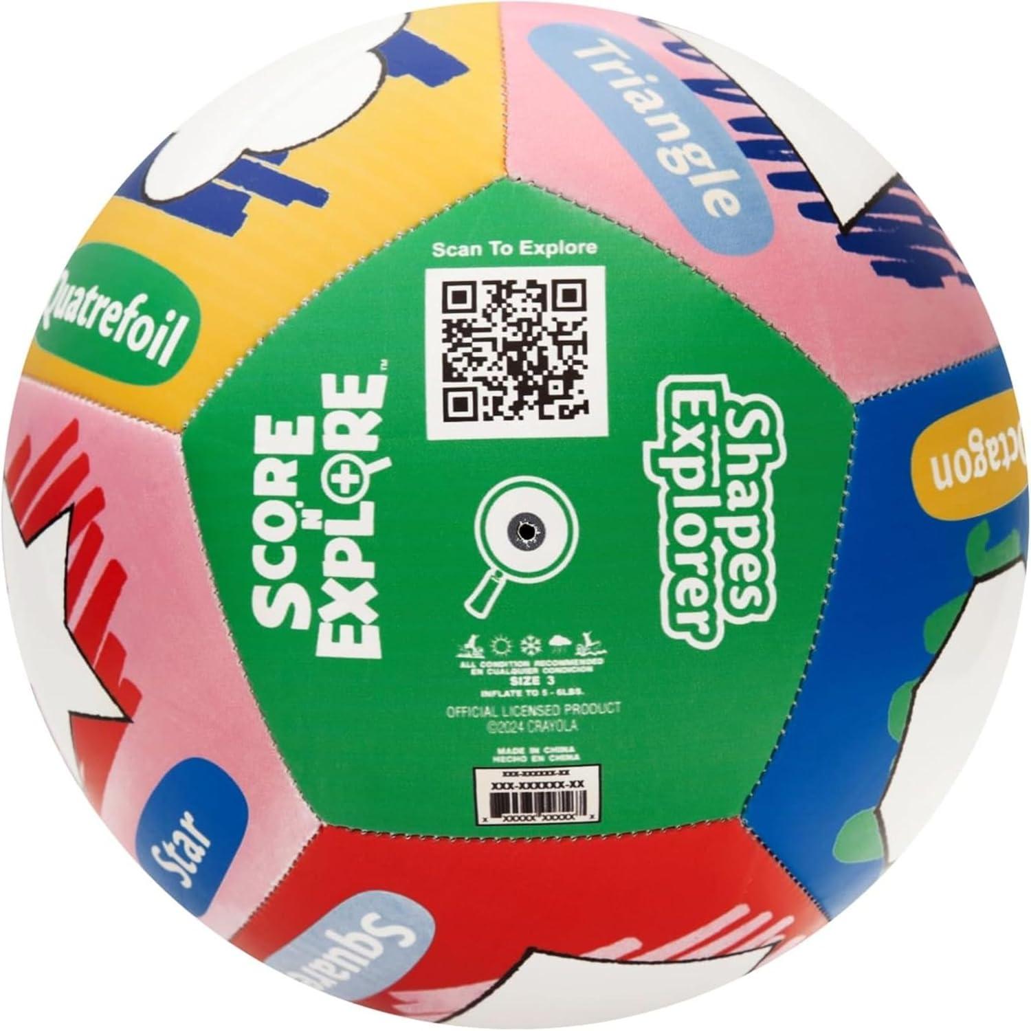 Crayola Official Soccer Ball – Unisex Kids – Multiplication Box Size 3(Shape)