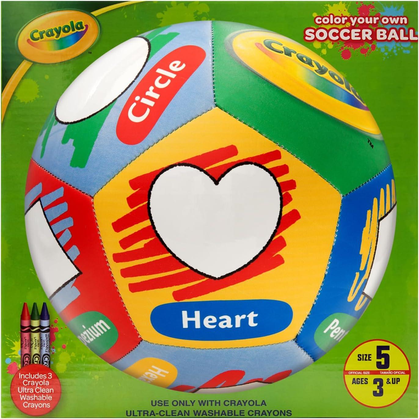 Crayola Official Soccer Ball – Unisex Kids – Multiplication Box Size 3(Shape)