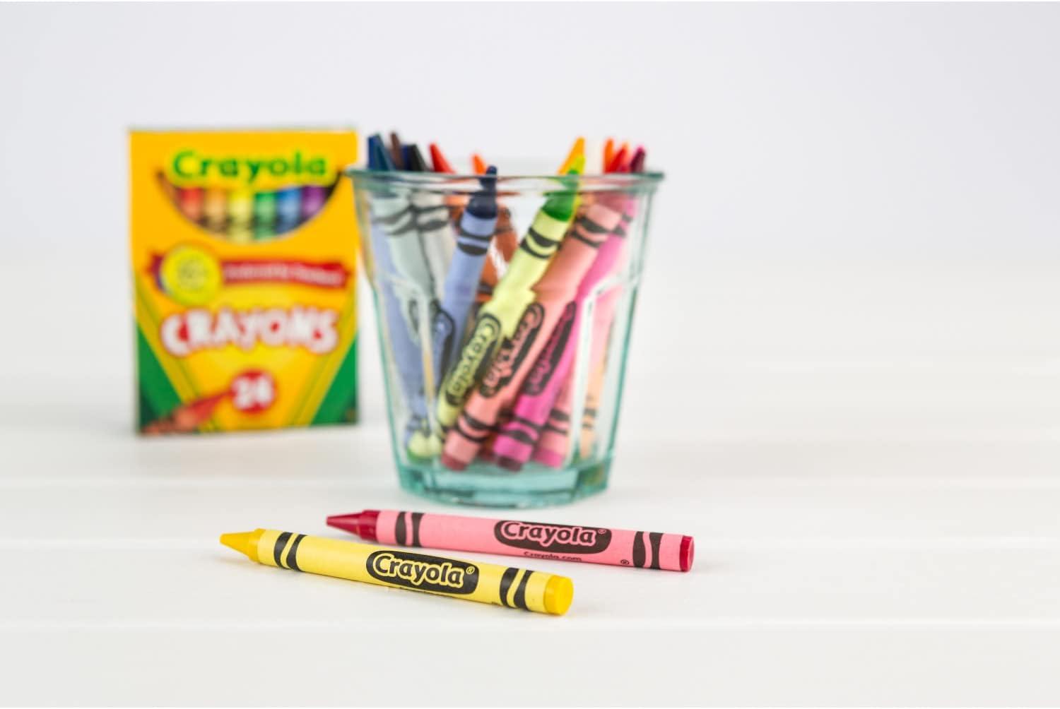 Crayola Jumbo Crayons Bulk, 6 Sets of 16 Large Crayons for Toddlers & Kids, School Supplies, Gifts [Amazon Exclusive](1 Count (Pack of 6))