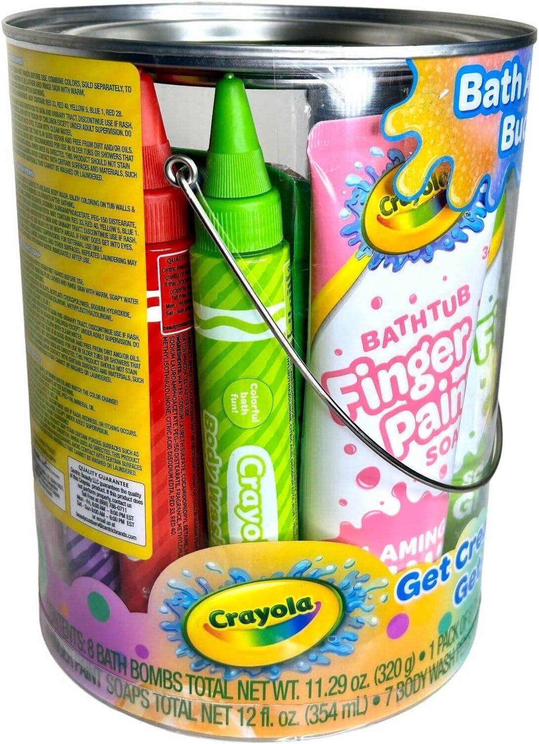 Crayola Bath Activity Bucket( 30 Pc Set)