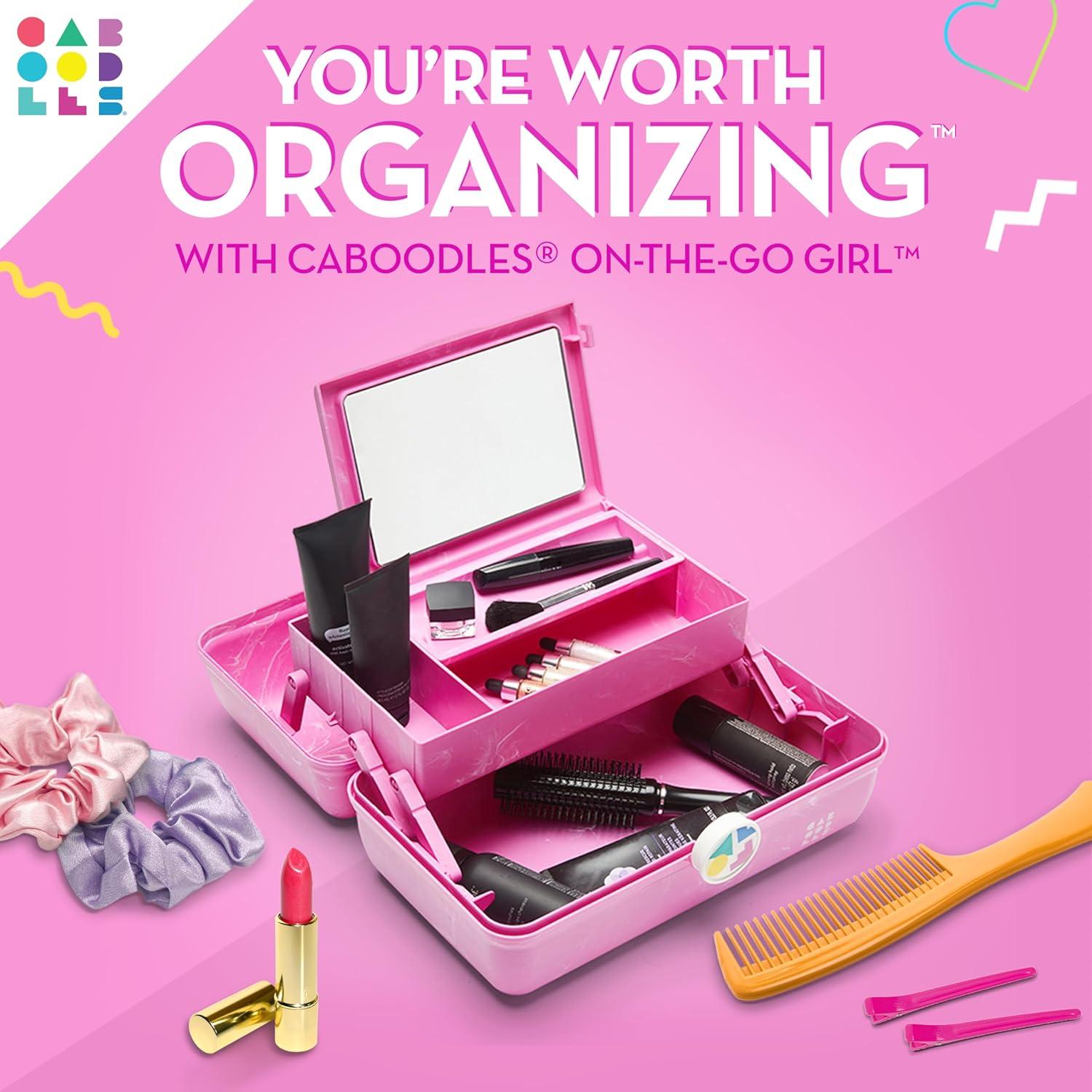 Caboodles On-The-Go-Girl Case(Bubblegum Marble)