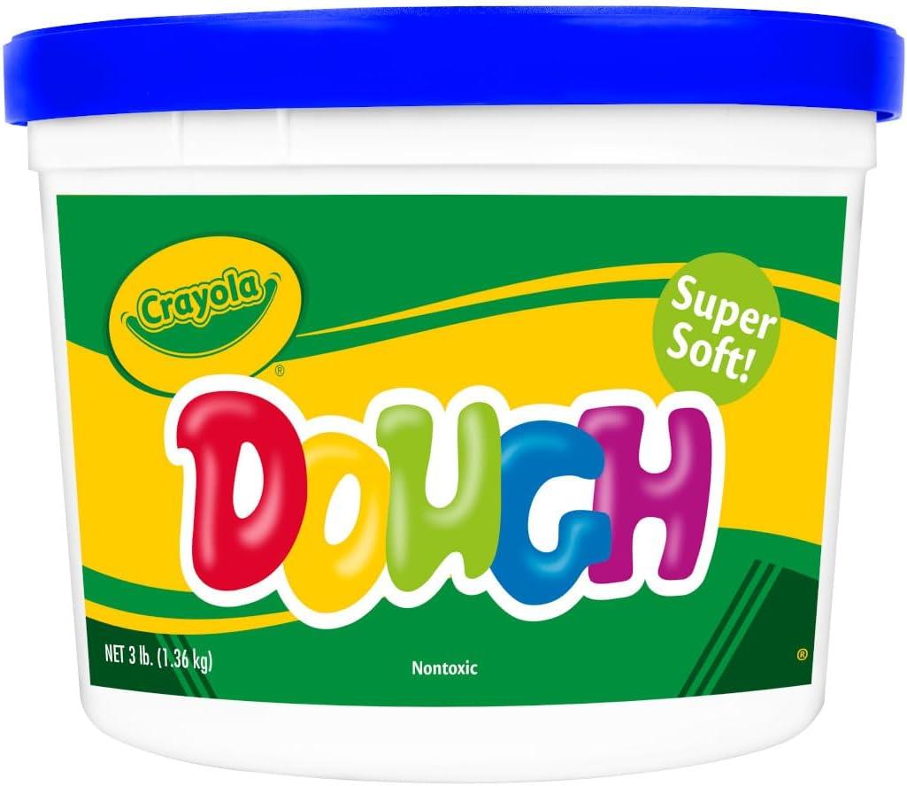 Crayola Dough – Purple (3lb), Bulk Modeling Dough for Kids, Clay Alternative, Resealable Tub, Ages 3+, Great for Kids Arts & Crafts(Blue)