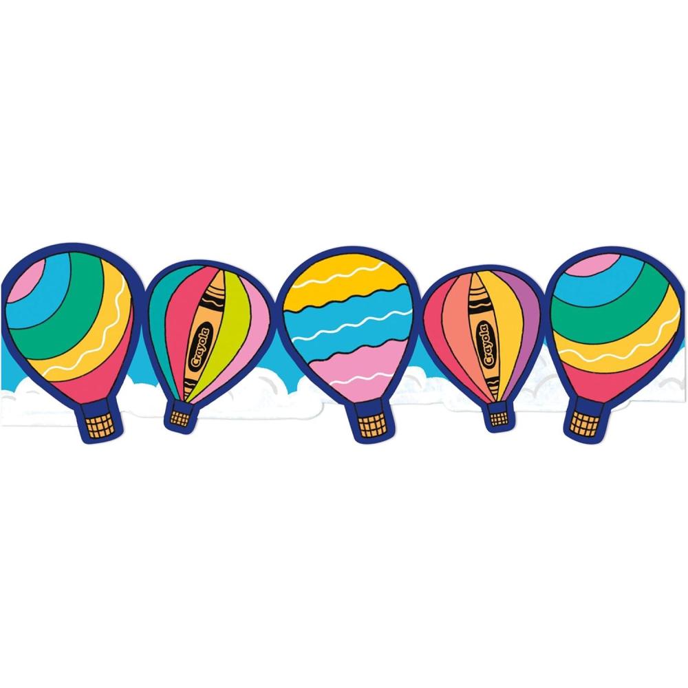 Eureka Crayola Colors of Kindness Extra Wide Decorative Classroom and Bulletin Board Trim for Teachers, 3.25″ Wide, 12 Strips for 37 Total Feet
