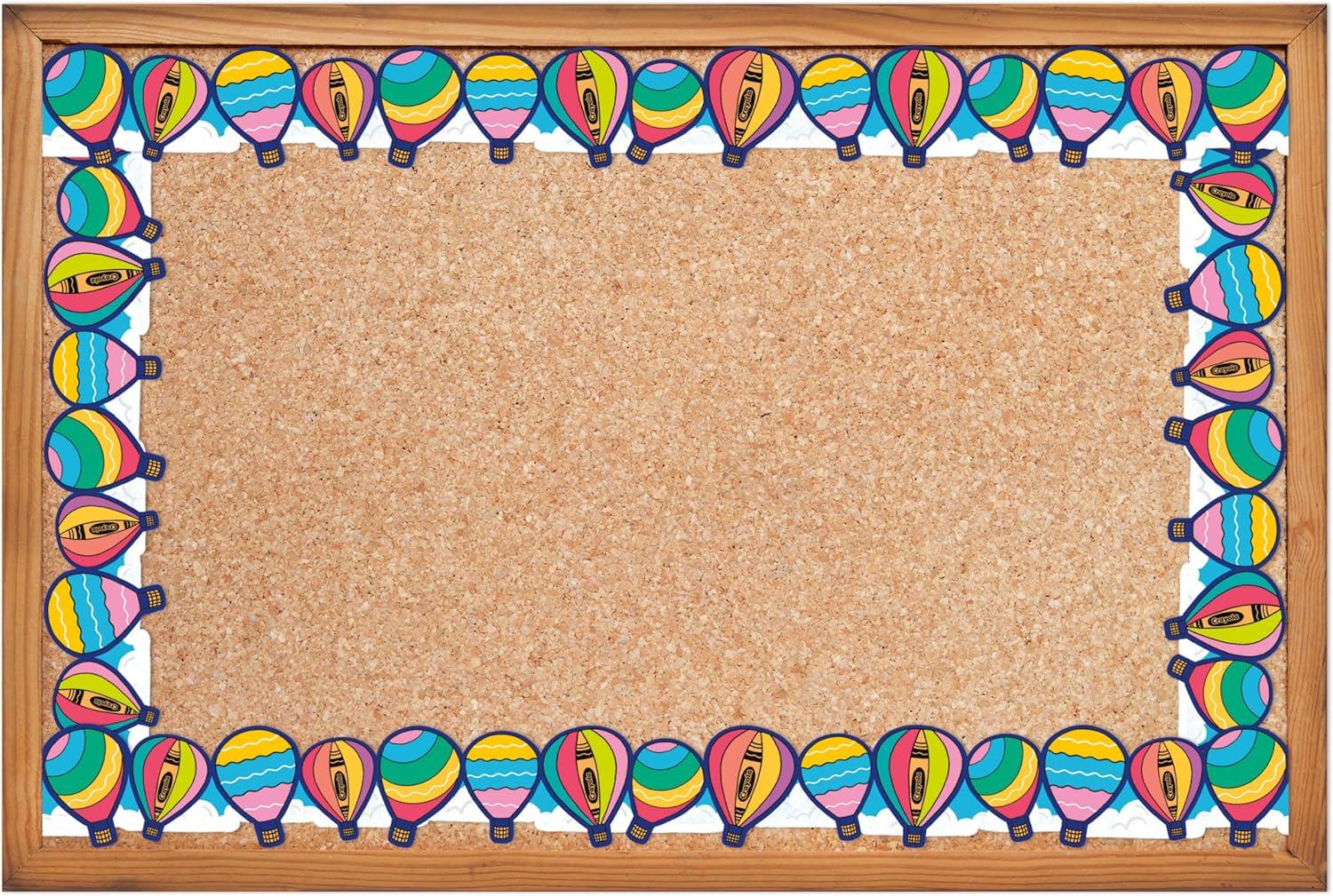 Eureka Crayola Colors of Kindness Extra Wide Decorative Classroom and Bulletin Board Trim for Teachers, 3.25″ Wide, 12 Strips for 37 Total Feet