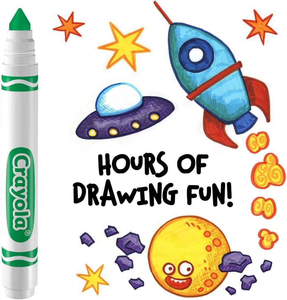 Crayola 12 Count Washable Bulk Markers, Green(Green)