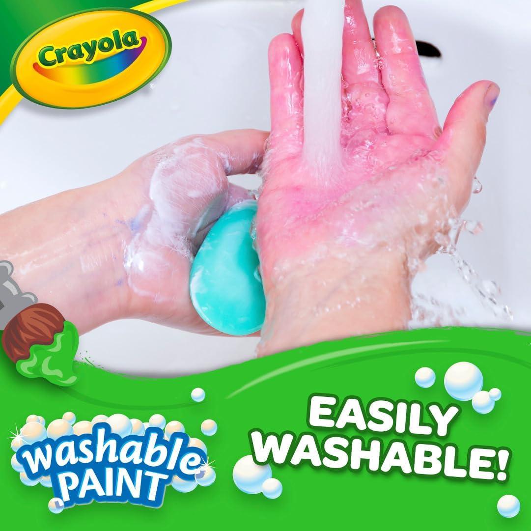 Crayola Washable Paint for Kids – Blue (1 Gallon), Kids Arts and Crafts Supplies, Non Toxic, Bulk(Violet)