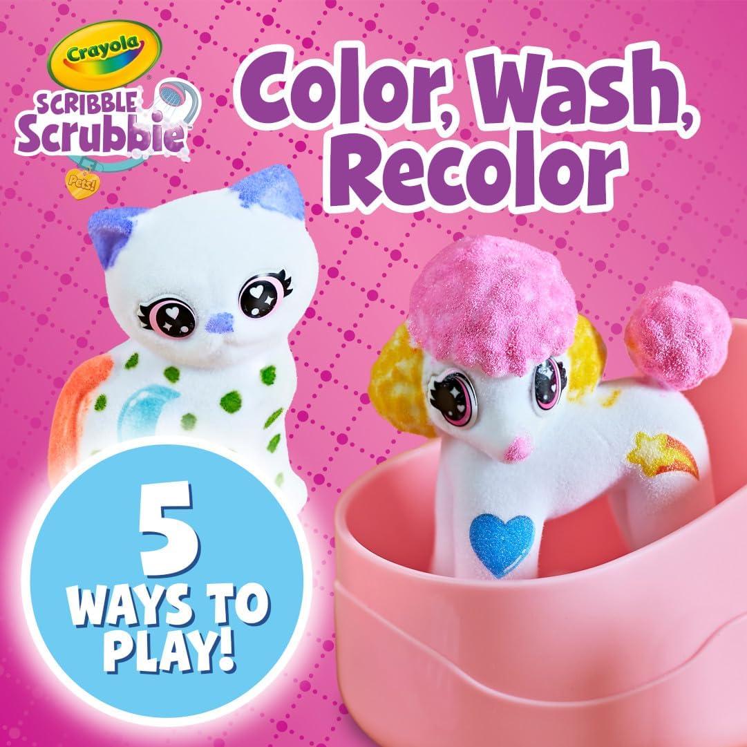 Crayola Scribble Scrubbie Safari 2 Pack Animal Toy Set Age 3+(Super Salon)