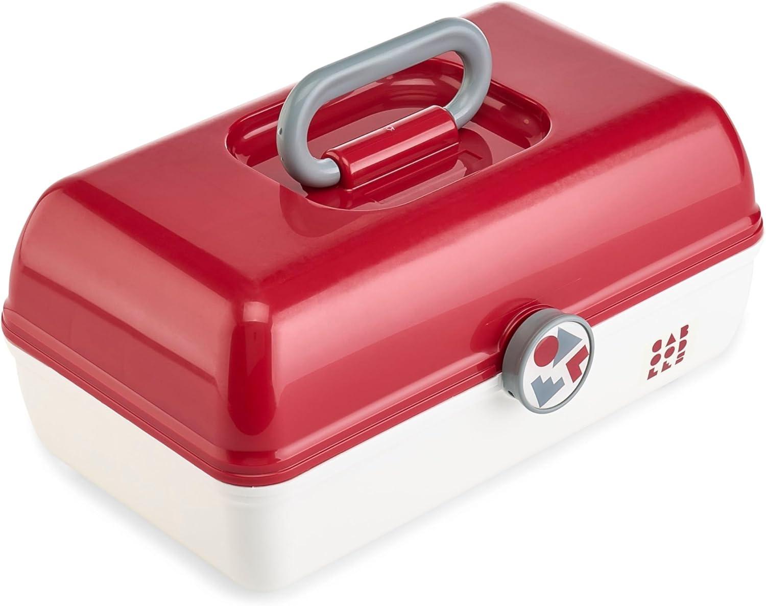 Caboodles On-The-Go-Girl Case(Crimson White School Spirit)
